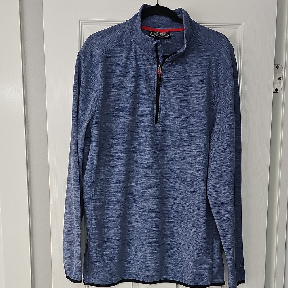 Avalanche Men's Heathered Blue Quarter-Zip Pullover